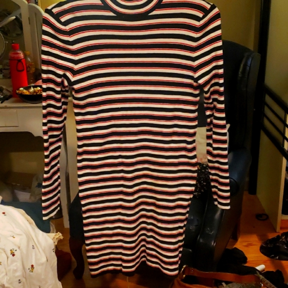 Striped Bodycon Dress